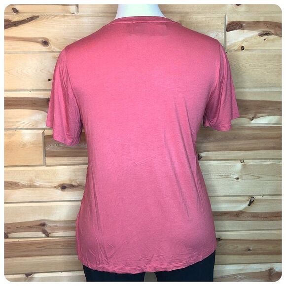 RXB Spiced Coral Lace Floral Overlay Top XXL NWT - Picture 2 of 5